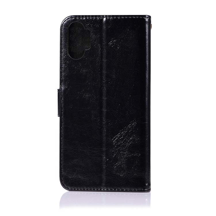 Vintage Premium PU Leather Wallet Case with Stand for Samsung Galaxy Note 10 Pro/Note 10 Plus - Black-8