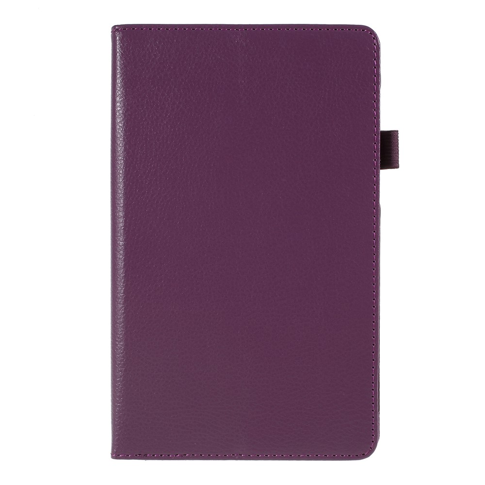 For Samsung Galaxy Tab A 8.0 Wi-Fi (2019) SM-T290 Leather Tablet Case - Dark Purple-1