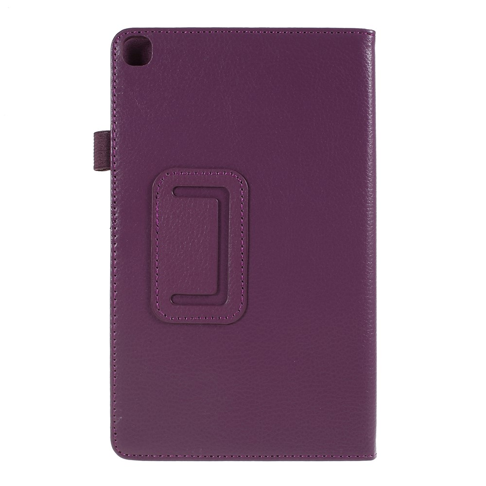 For Samsung Galaxy Tab A 8.0 Wi-Fi (2019) SM-T290 Leather Tablet Case - Dark Purple-2
