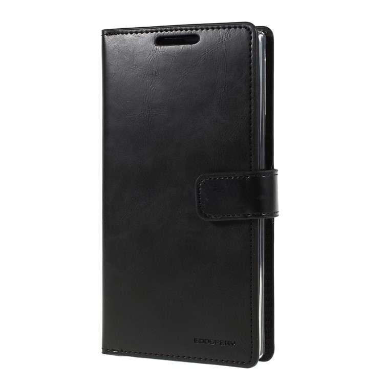 Capa De Couro MERCURY GOOSPERY Mansoor Para Samsung Galaxy Note 10 Plus - Preto-1