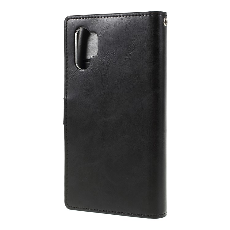Capa De Couro MERCURY GOOSPERY Mansoor Para Samsung Galaxy Note 10 Plus - Preto-2