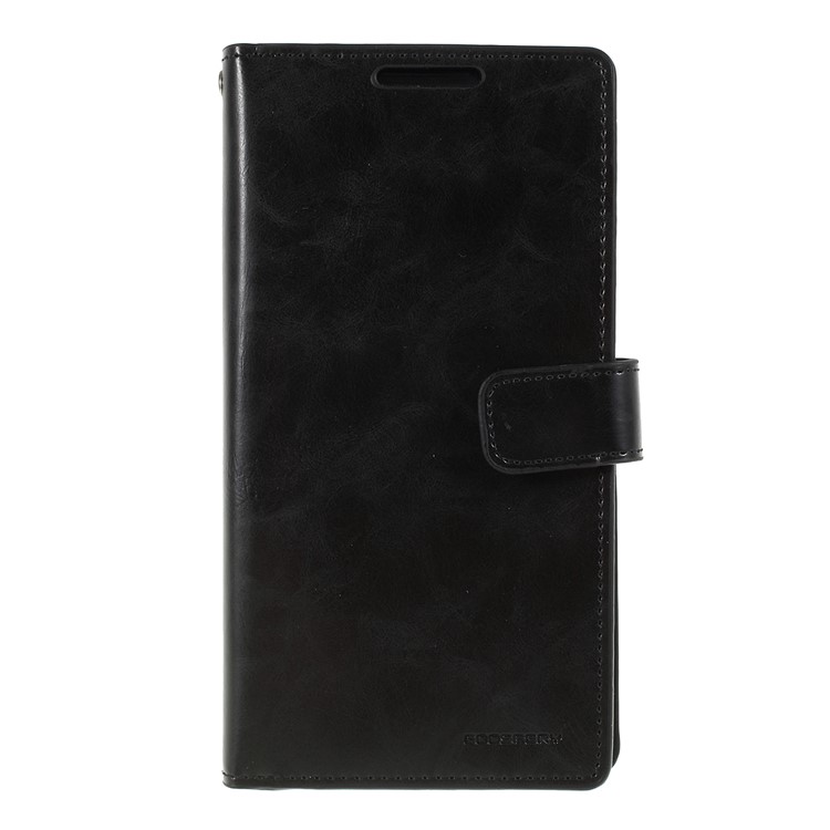Capa De Couro MERCURY GOOSPERY Mansoor Para Samsung Galaxy Note 10 Plus - Preto-3