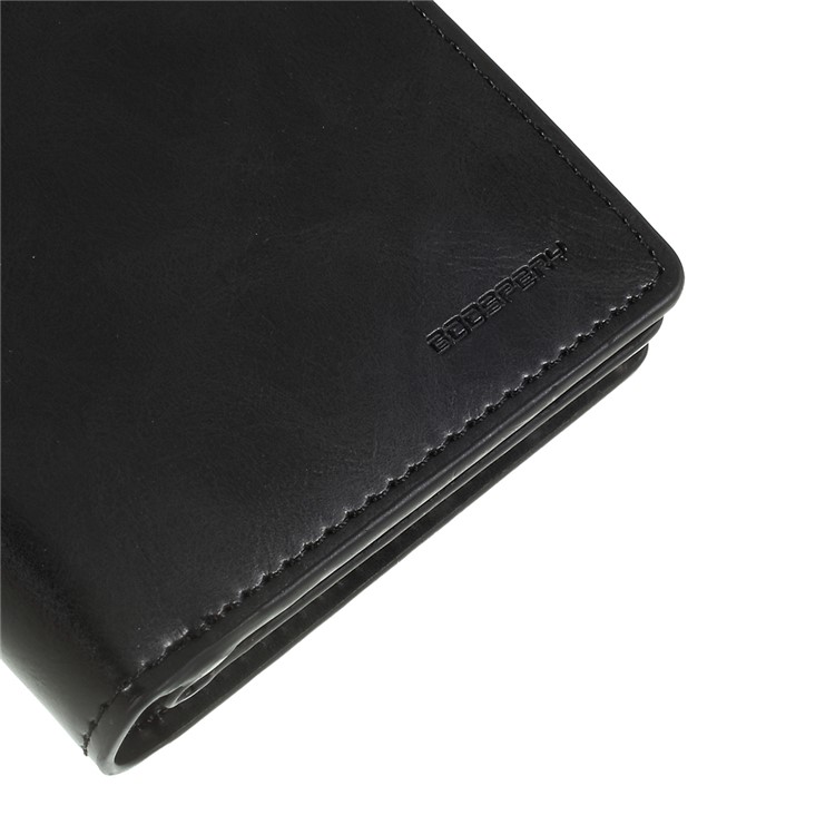 Capa De Couro MERCURY GOOSPERY Mansoor Para Samsung Galaxy Note 10 Plus - Preto-4