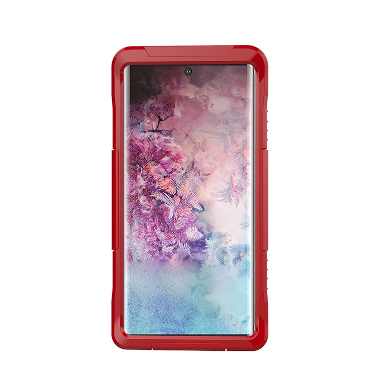 Couverture De Téléphone Portable Étanche PC + TPU Pour Samsung Galaxy Note 10 - Rouge-3