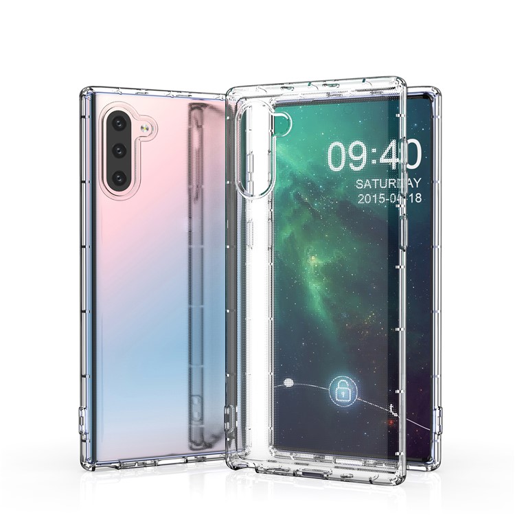 For Samsung Galaxy Note 10 Anti-fall Air Cushion TPU Clear Cover Protective Phone Case-3
