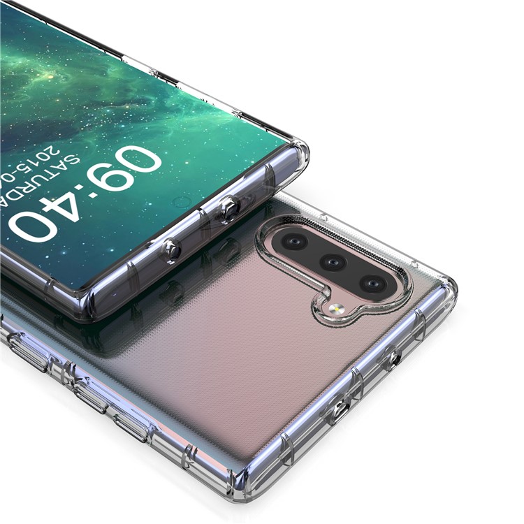 For Samsung Galaxy Note 10 Anti-fall Air Cushion TPU Clear Cover Protective Phone Case-5