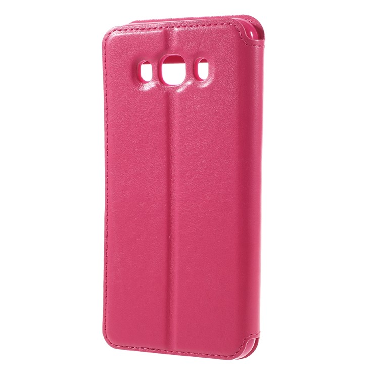 ROAR CORÉIA Noble View Leather Shell Stand para Samsung Galaxy J7(2016) J710 - flecha-2