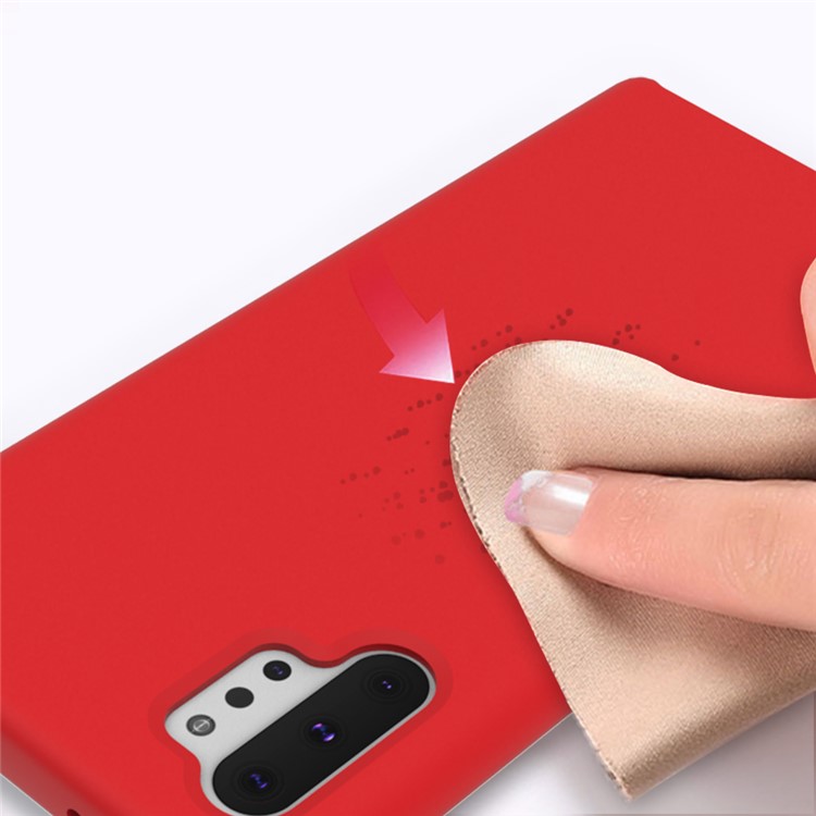 For Samsung Galaxy Note 10 Pro Soft Silicone Mobile Phone Case Cover - Red-6