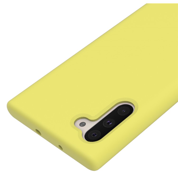 Soft Silicone Mobile Phone Case Shell for Samsung Galaxy Note 10 - Yellow-4