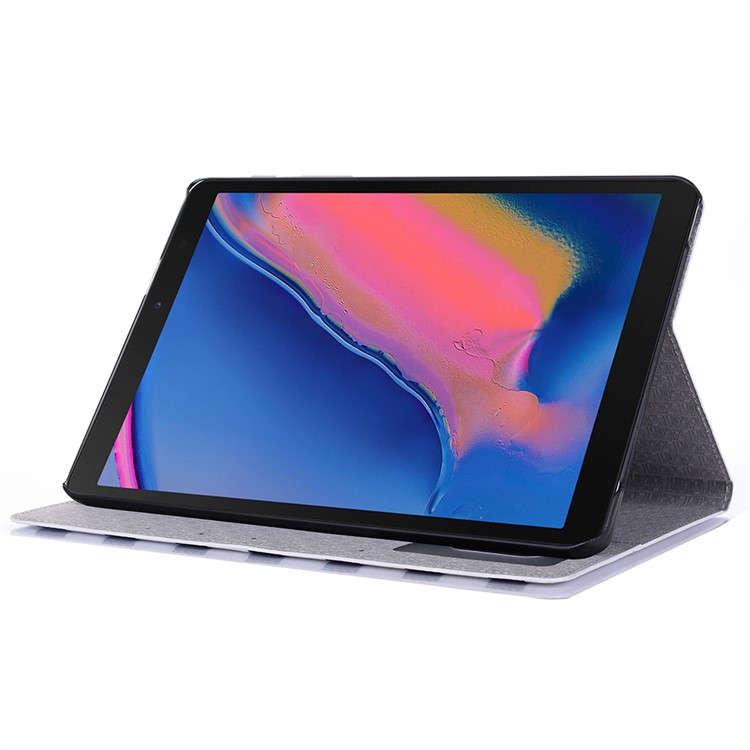 Carteira De Impressão Padrão Ficar Tampa Da Tabuleta De Couro Para Samsung Galaxy Tab A 8.0 Wi-fi (2019) SM-T290 / T2953D - Âncora-5