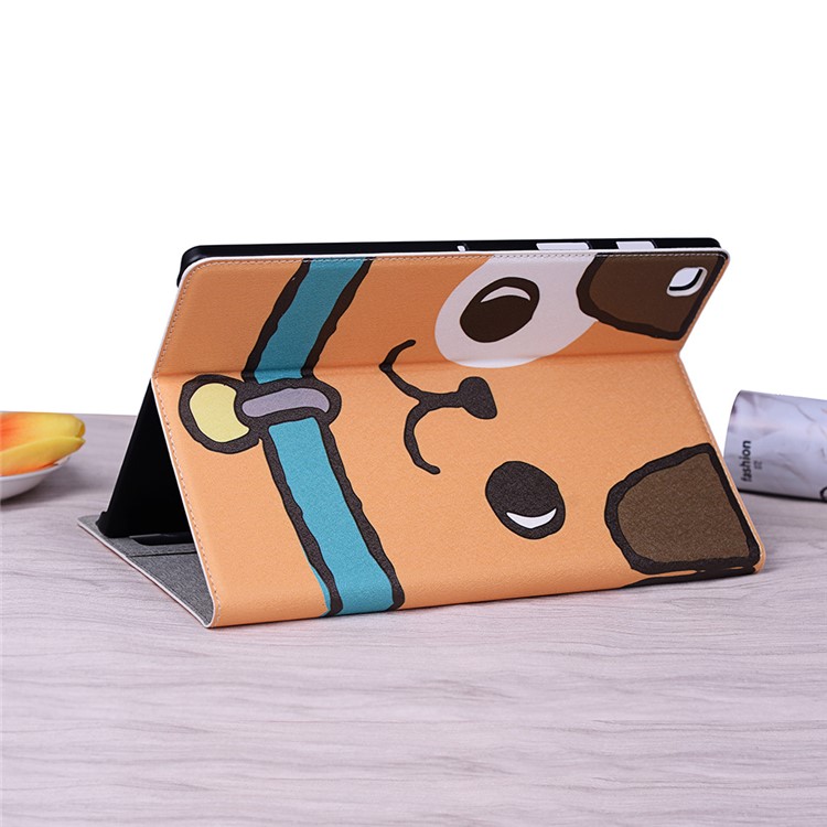 Funda De Tableta De Cuero Con Soporte De Impresión De Patrón Para Samsung Galaxy Tab A 8.0 Wi-fi (2019) SM-T290 / T2953D - Perro-6