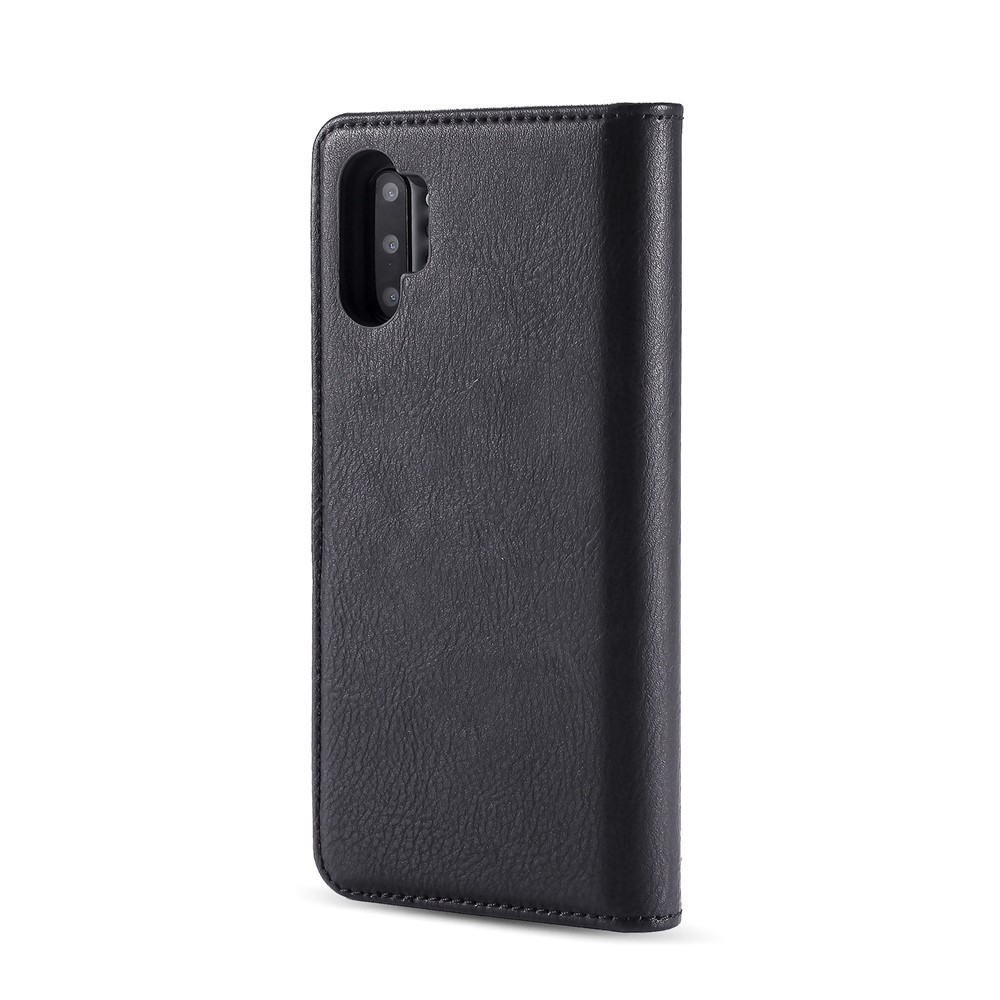DG.MING Phone Case for Samsung Galaxy Note 10 Plus/Note 10 Plus 5G Detachable 2-in-1 Wallet Split Leather + PC Back Cover - Black-9