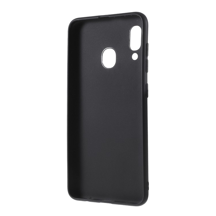 Ultra-thin Matte TPU Case for Samsung Galaxy A20 / A30 - Black-4