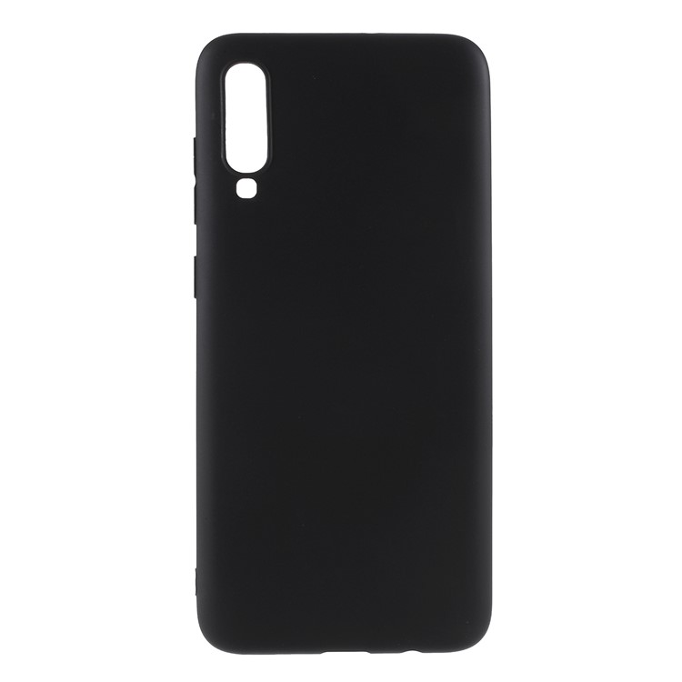 Ultra-thin Matte TPU Case for Samsung Galaxy A70 - Black-1