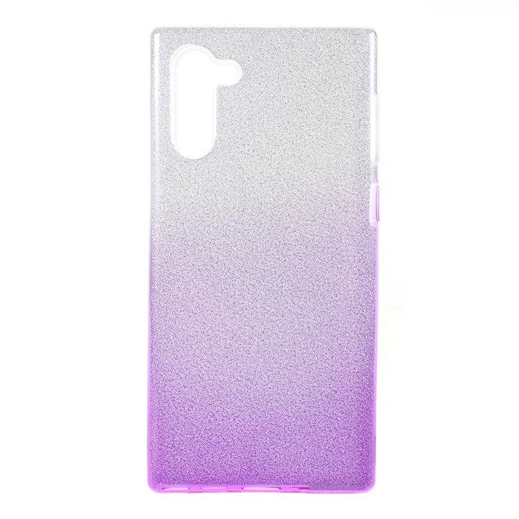 Gradient Color TPU + PC Hybrid Phone Cover Shell for Samsung Galaxy Note 10 - Purple-2