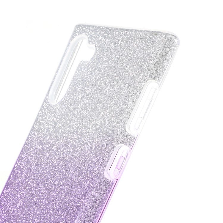 Gradient Color TPU + PC Hybrid Phone Cover Shell for Samsung Galaxy Note 10 - Purple-5