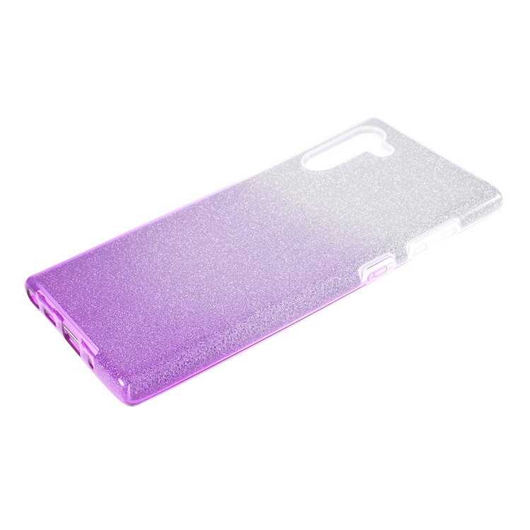 Gradient Color TPU + PC Hybrid Phone Cover Shell for Samsung Galaxy Note 10 - Purple-6