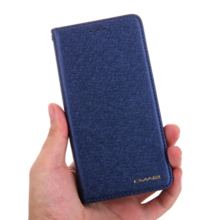 CMAI2 PU Leather Auto-absorbed Card Holder Phone Case for Samsung Galaxy Note 10 - Dark Blue-10