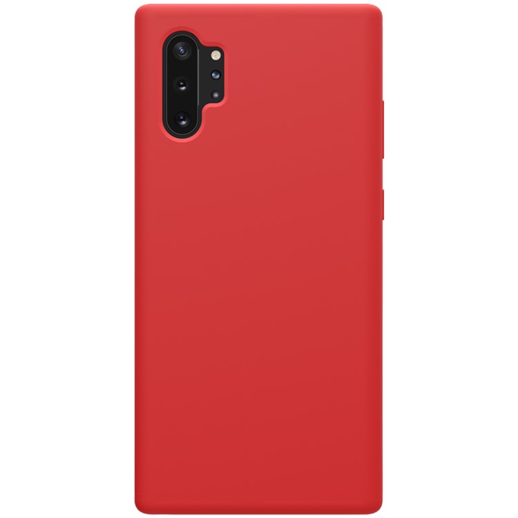 

Жидкий Силиконовый Чехол NILLKIN Flex Для Samsung Galaxy Note 10 Plus / Примечание 10 Плюс 5G - Красный, Galaxy Note 10 Plus