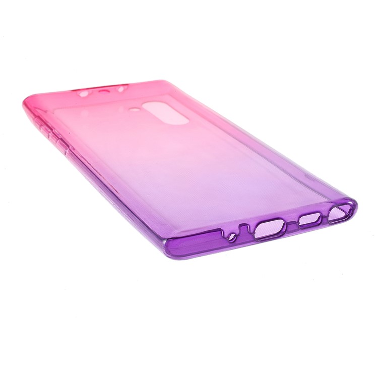 Gradient Color Front + Back 2-Piece TPU Case for Samsung Galaxy Note 10 / Note 10 5G - Pink/Purple-10