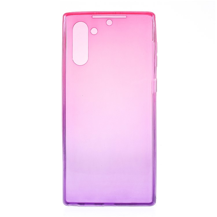 Gradient Color Front + Back 2-Piece TPU Case for Samsung Galaxy Note 10 / Note 10 5G - Pink/Purple-4