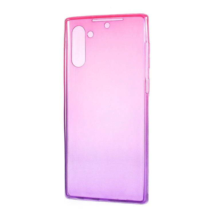 Gradient Color Front + Back 2-Piece TPU Case for Samsung Galaxy Note 10 / Note 10 5G - Pink/Purple-5