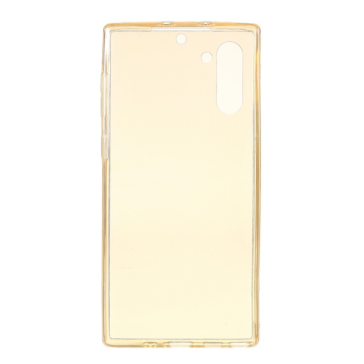 Front + Back 2-Piece TPU Case for Samsung Galaxy Note 10 / Note 10 5G - Yellow-2