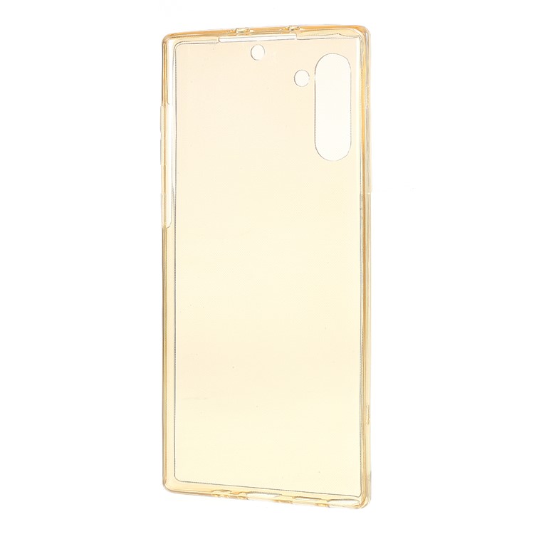 Front + Back 2-Piece TPU Case for Samsung Galaxy Note 10 / Note 10 5G - Yellow-3