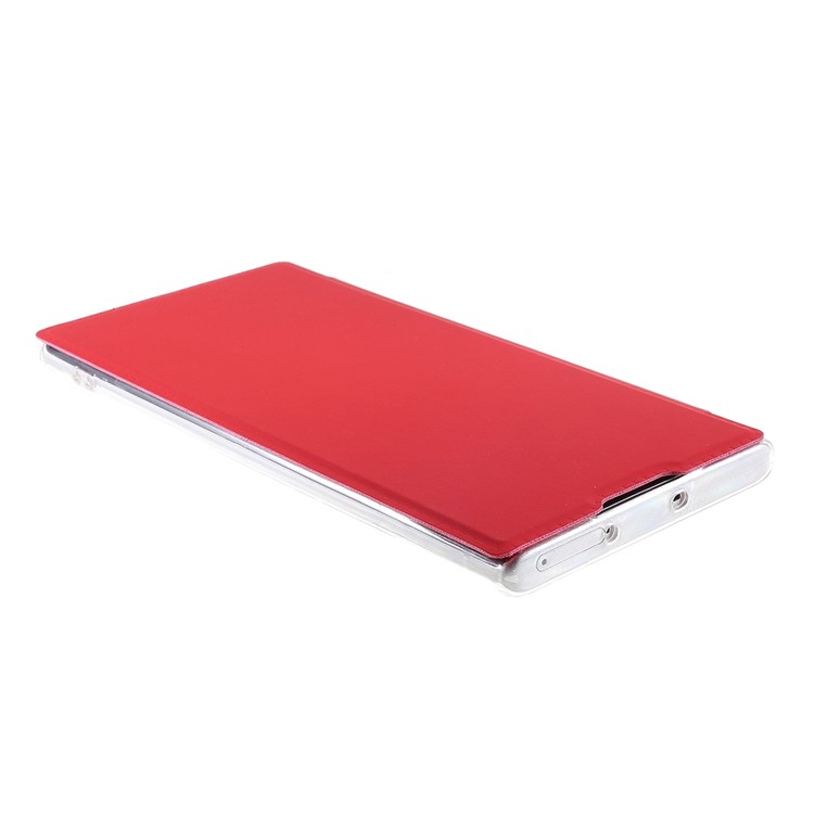 For Samsung Galaxy Note 10 / Note 10 5G Leather with Mirror Cell Covering - Red-7