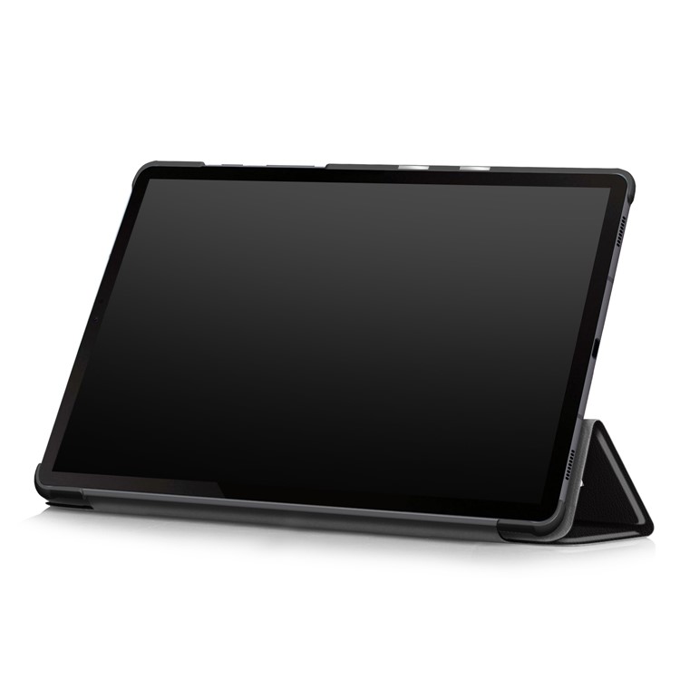 Funda De Tableta De Cuero Con Soporte De Impresión Triple Para Samsung Galaxy Tab S6 T860 / T865 - No Me Toques-6