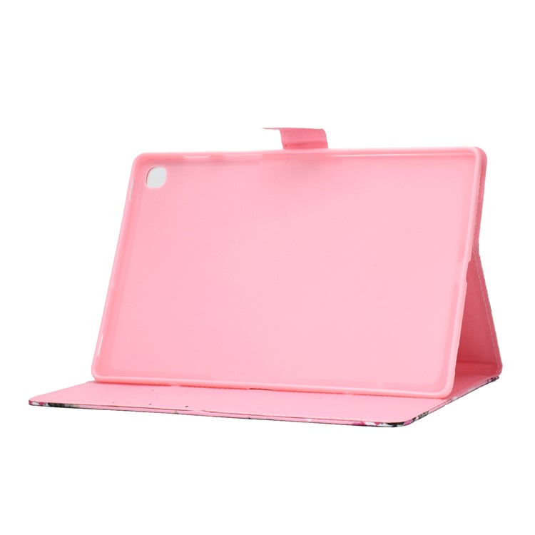 Custodia Tablet in Pelle Modello Per Samsung Galaxy Tab S5e SM-T720 - Fiore