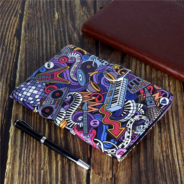 Pattern Leather Tablet Case for Samsung Galaxy Tab S5e SM-T720 - Piano-11