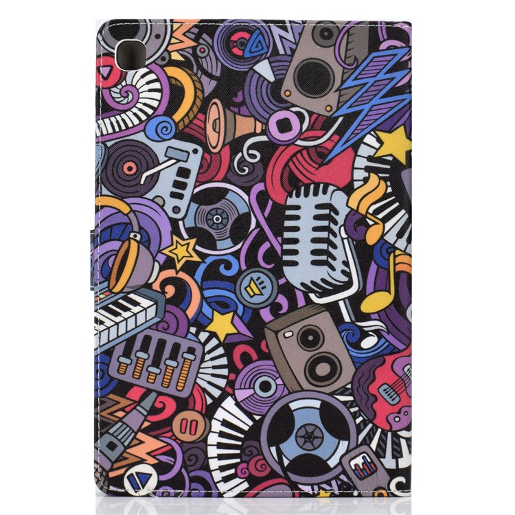 Pattern Leather Tablet Case for Samsung Galaxy Tab S5e SM-T720 - Piano-3