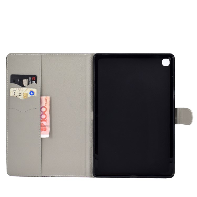 Pattern Leather Tablet Case for Samsung Galaxy Tab S5e SM-T720 - Piano-4