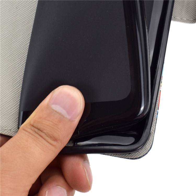 Pattern Leather Tablet Case for Samsung Galaxy Tab S5e SM-T720 - Piano-7