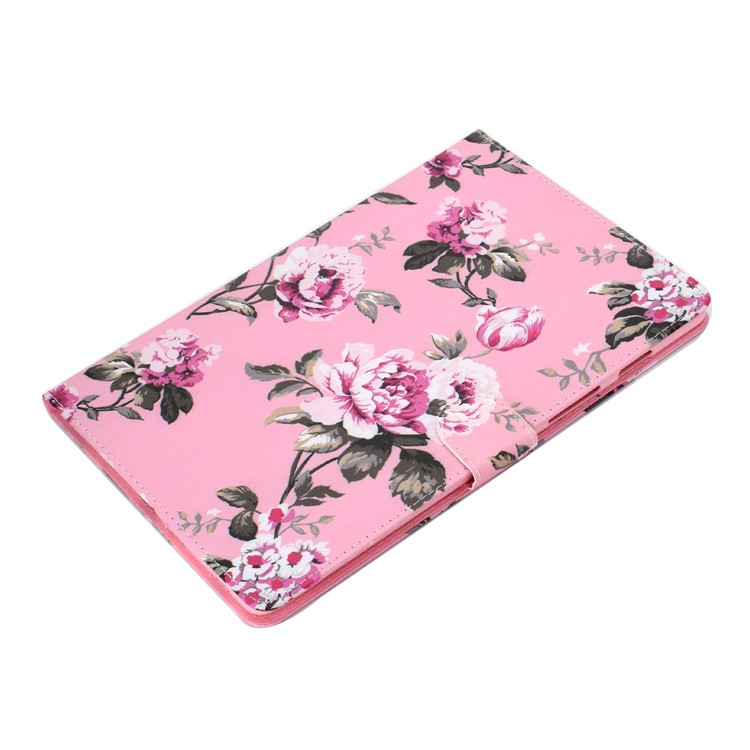 Pattern Leather Tablet Case for Samsung Galaxy Tab A 10.1 (2019) - Flower-8