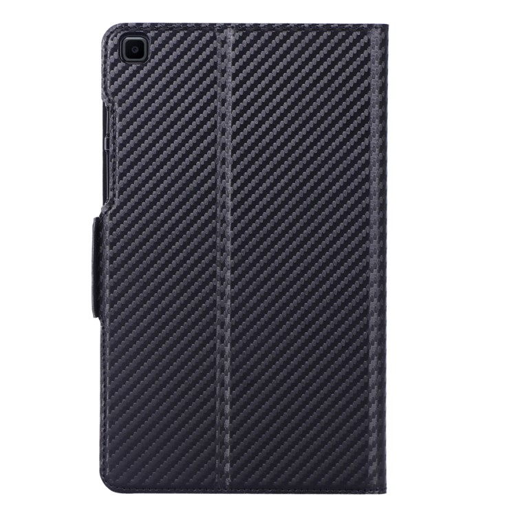 WY-1595A Ultra-thin Carbon Fiber Texture Stand Leather Flip Case for Samsung Galaxy Tab A 8.0 Wi-Fi (2019) SM-T290/SM-T295 - Black-9