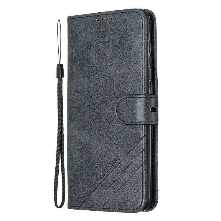 Custodia A Portafoglio In Pelle PU Per Samsung Galaxy A20e - Nero-2