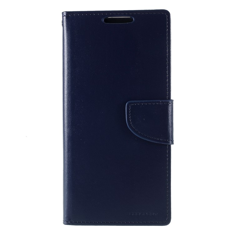 MERCURY GOOSPERY Bravo Diary Leather Wallet Case for Samsung Galaxy Note 10 Plus / Note 10 Plus 5G - Dark Blue-11