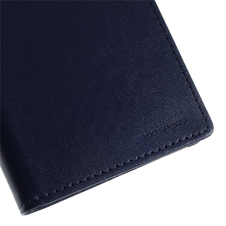 MERCURY GOOSPERY Bravo Diary Leather Wallet Case for Samsung Galaxy Note 10 Plus / Note 10 Plus 5G - Dark Blue-14