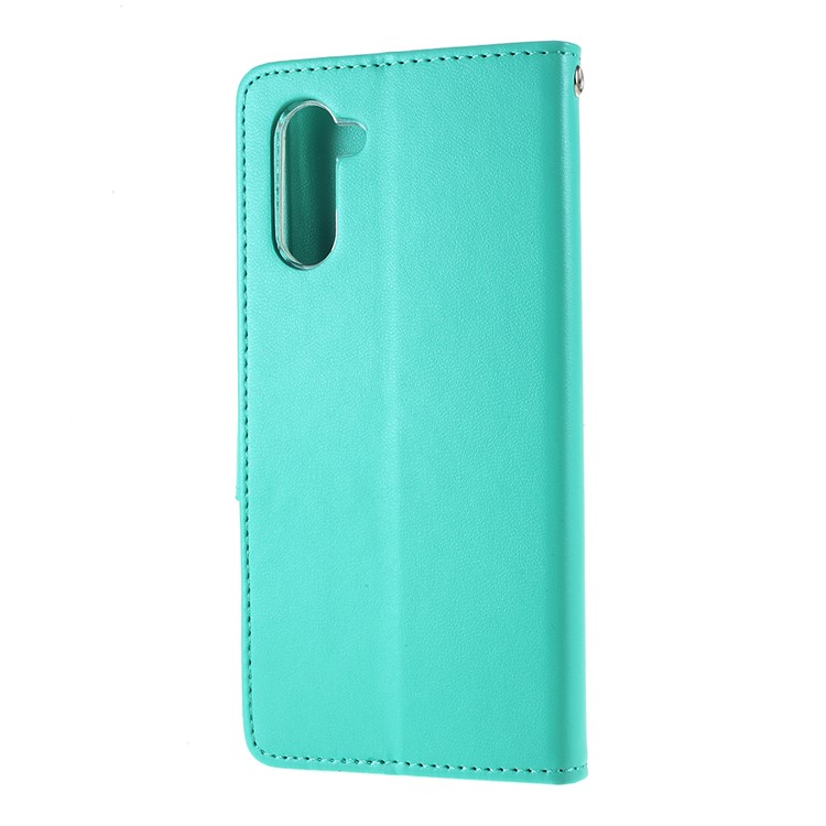 MERCURY GOOSPERY Bravo Diary Leather Case for Samsung Galaxy Note 10 / Note 10 5G - Cyan-2