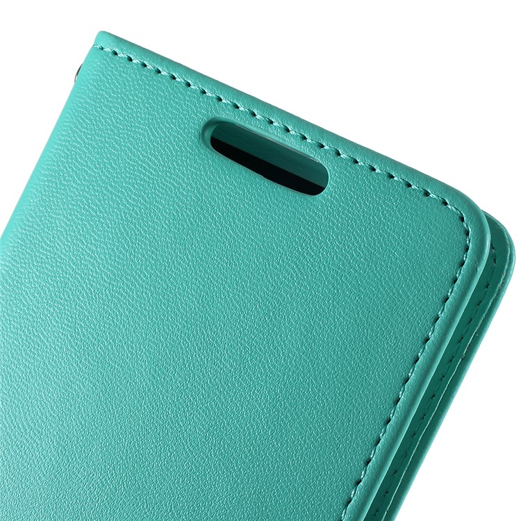 MERCURY GOOSPERY Bravo Diary Leather Case for Samsung Galaxy Note 10 / Note 10 5G - Cyan-5