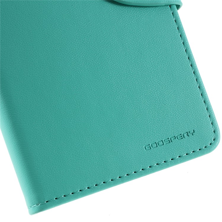 MERCURY GOOSPERY Bravo Diary Leather Case for Samsung Galaxy Note 10 / Note 10 5G - Cyan-6