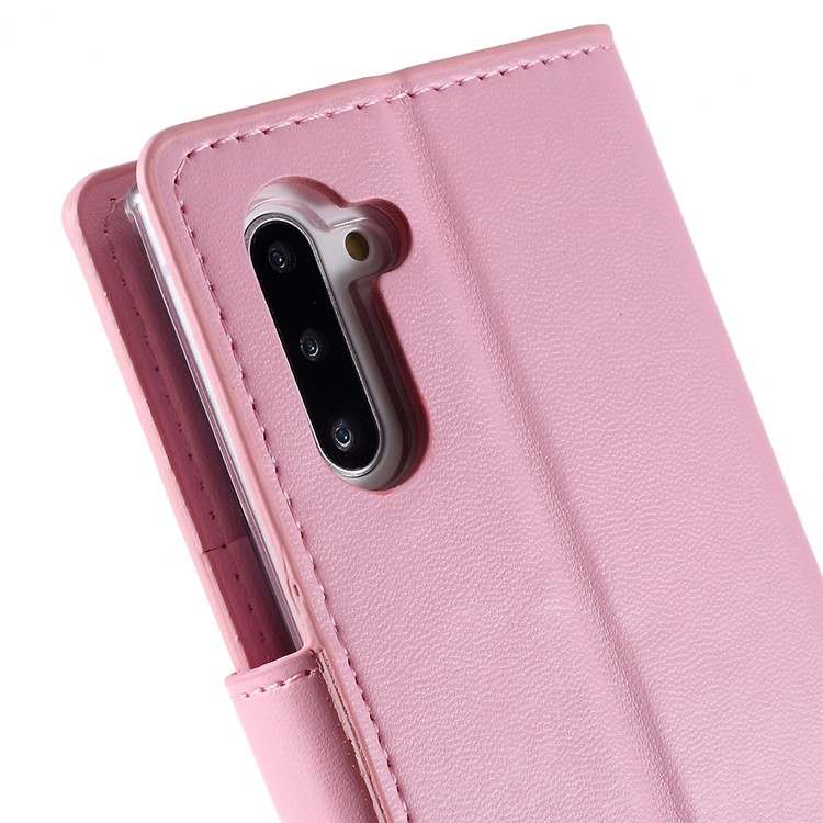 MERCURY GOOSPERY Sonata Diary Leather Wallet Mobile Casing for Samsung Galaxy Note 10 / Note 10 5G - Pink-4