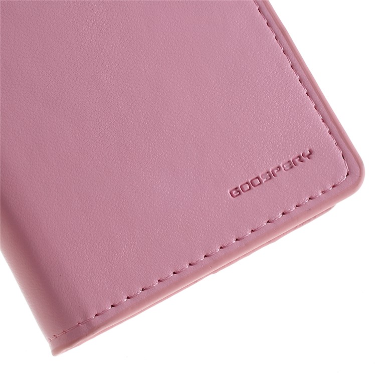 MERCURY GOOSPERY Sonata Diary Leather Wallet Mobile Casing for Samsung Galaxy Note 10 / Note 10 5G - Pink-8