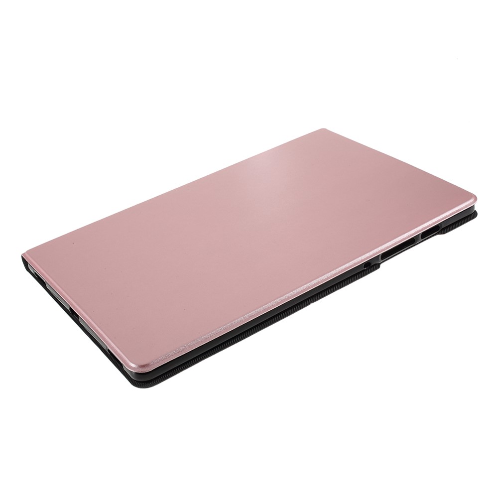 Case de Protección de Tableta de Soporte de Cuero PU Para Samsung Galaxy Tab S6 T860 - Oro Rosa