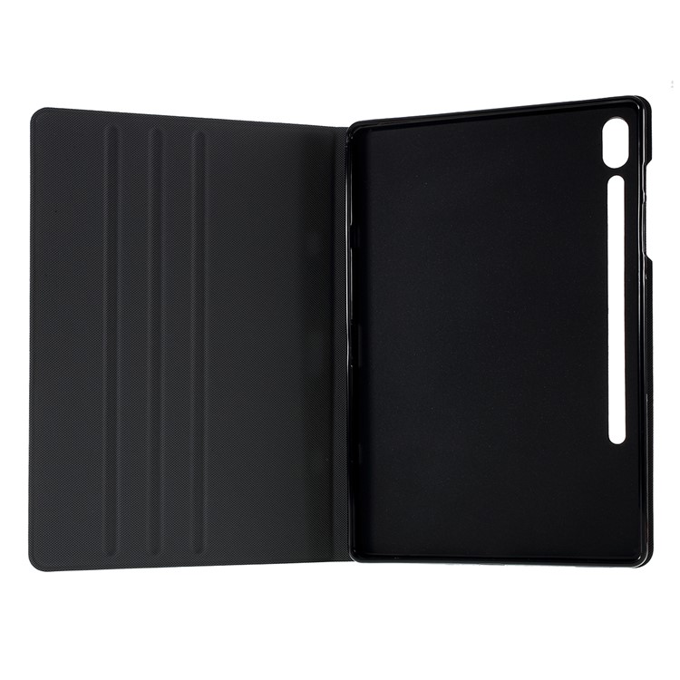 Für Samsung Galaxy Tab S6 T860 Stoff Textur Leder Mit Stand Schutzhülle Für Tablet - Gold-13