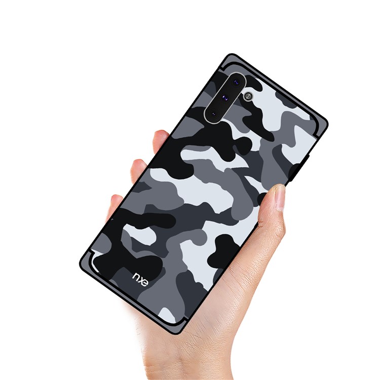 NXE Camouflage Pattern TPU Phone Cover for Samsung Galaxy Note 10/Note 10 5G - Grey-2