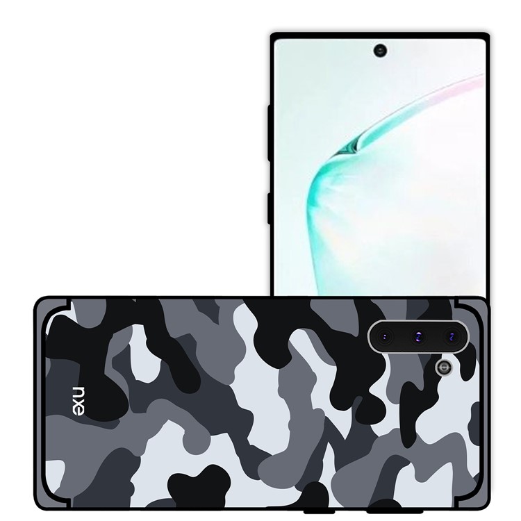 NXE Camouflage Pattern TPU Phone Cover for Samsung Galaxy Note 10/Note 10 5G - Grey-3