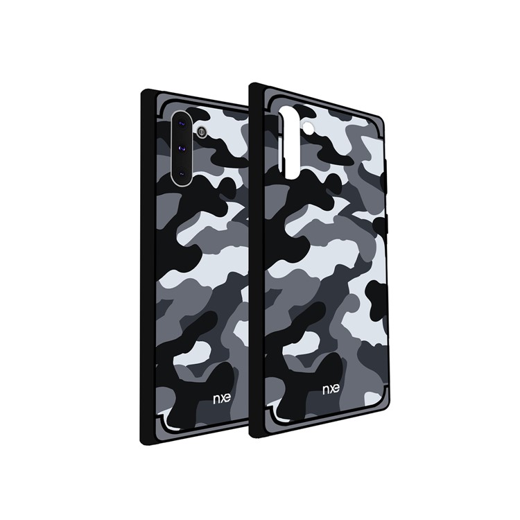 NXE Camouflage Pattern TPU Phone Cover for Samsung Galaxy Note 10/Note 10 5G - Grey-4